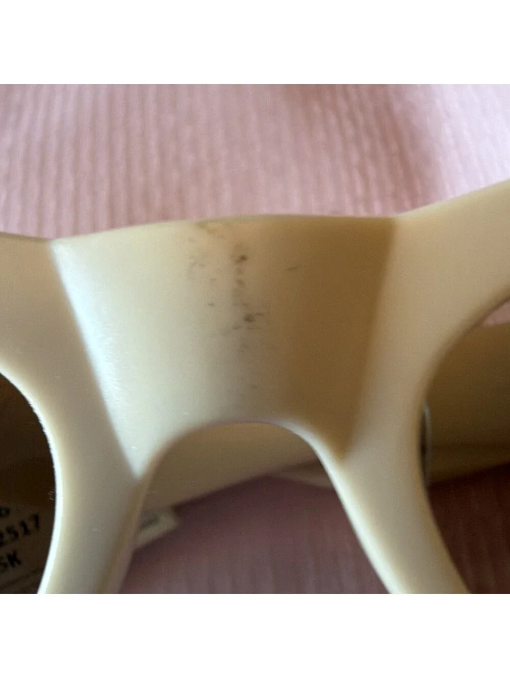AIRE Dualism Cat Eye Sunglasses Beige Frame Brown Lens Designer SCRATCH AS/is